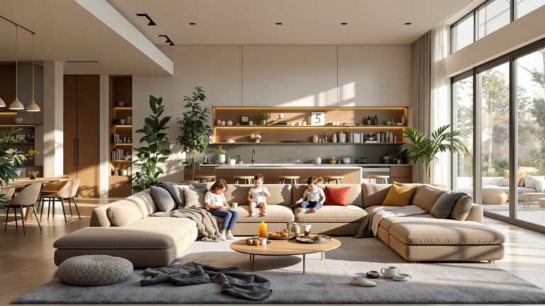 Open-Concept Family Rooms - Family Room Street